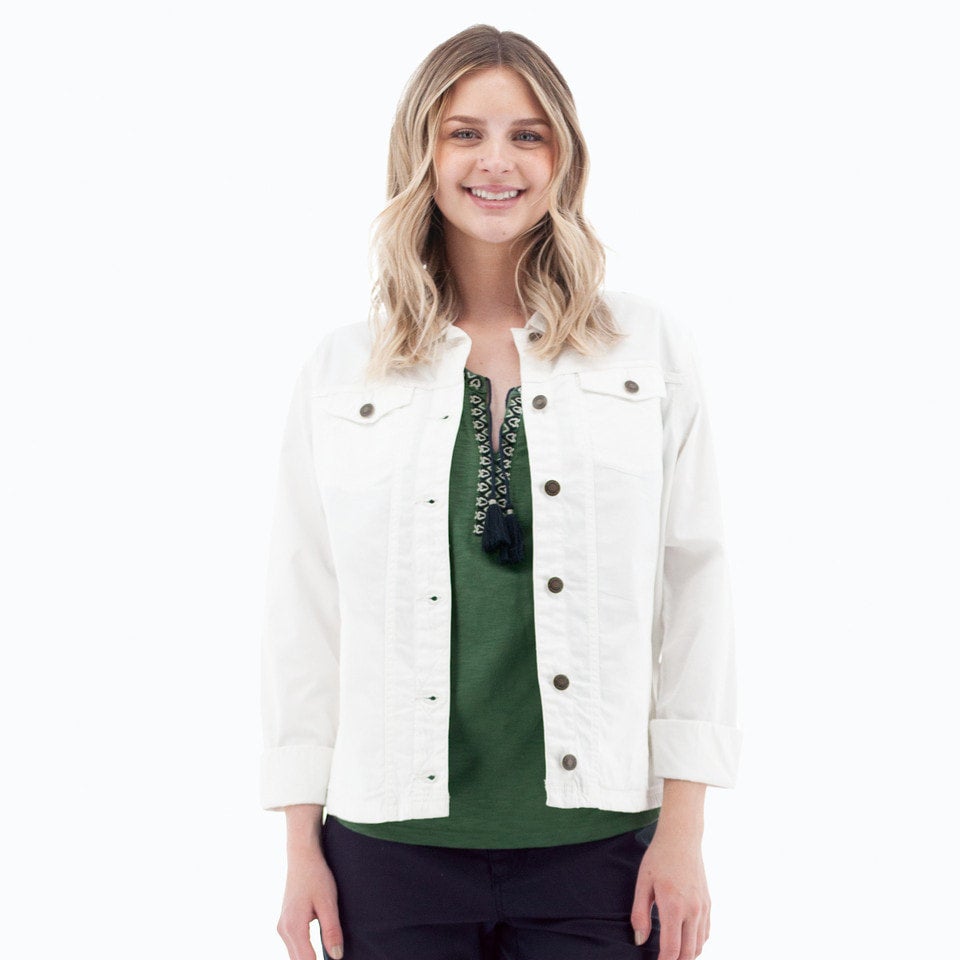 Amazon.com: Monag Canvas Jacket 6T White: Clothing, Shoes & Jewelry